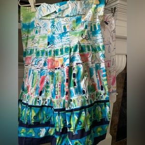 Parisian multicolored skirt Size 8 (Can fit 8-12ish)